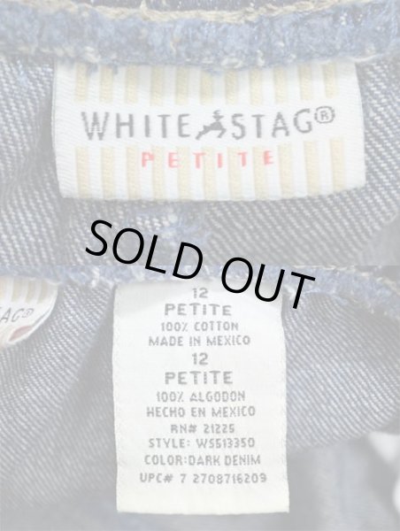 画像3: 90's WHITE STAG デニムイージーパンツ (3)