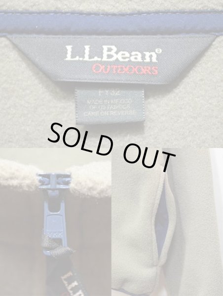 画像3: 90-00's L.L.Bean スナップT型 フリースジャケット (3)
