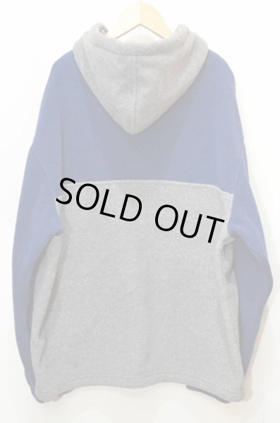 画像2: 90's Eddie Bauer ハーフジップ フリースパーカー (2)