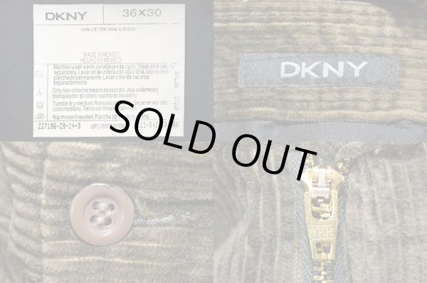 画像3: DKNY 太畝コーデュロイパンツ “OLIVE / W36×L30” (3)