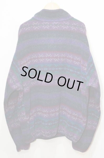 画像2: 90's LANDS' END スナップT型 フリースジャケット “MADE IN USA” (2)