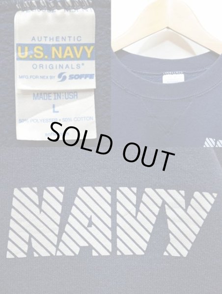 画像3: SOFFE社製 US.NAVY スウェットシャツ “MADE IN USA” (3)