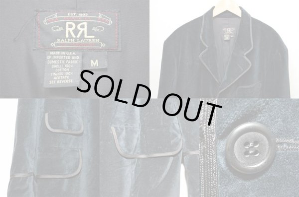 画像3: 90's RRL ベロアテーラードジャケット “旧タグ / MADE IN USA” (3)