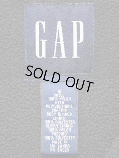 画像3: OLD GAP フリースライナー ナイロンアノラックパーカー “NAVY” (3)