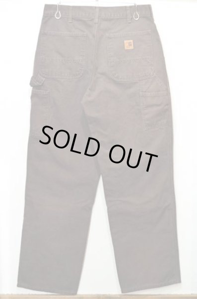 画像2: 90-00's Carhartt ダックペインターパンツ "DARK BROWN" (2)