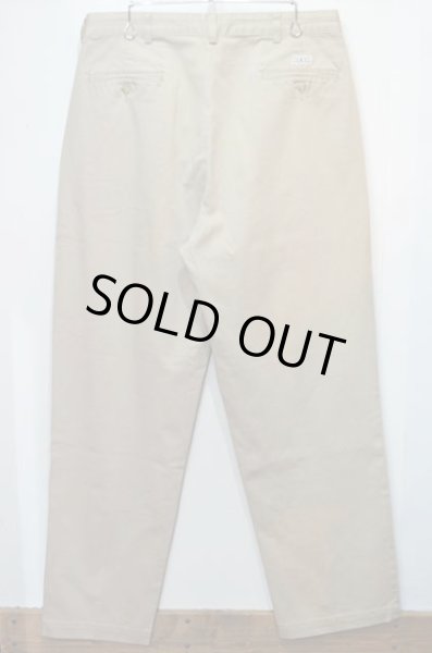 画像2: 90's Polo Ralph Lauren 2タック チノトラウザー “POLO CHINO / KHAKI” (2)