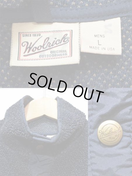 画像3: 90's Woolrich スナップT型 フリースジャケット "MADE IN USA" (3)
