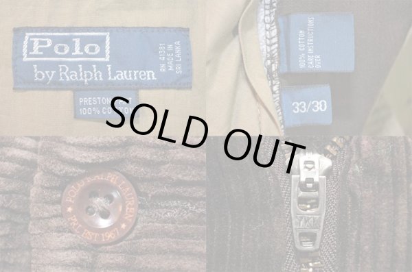 画像3: POLO Ralph Lauren 太畝コーデュロイトラウザー “PRESTON PANT / W33 L30” (3)