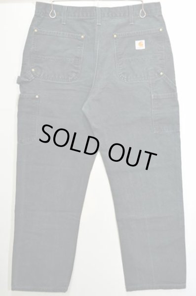 画像2: 90-00's Carhartt ダブルニー ダックペインターパンツ “BLACK / W34×L30” (2)