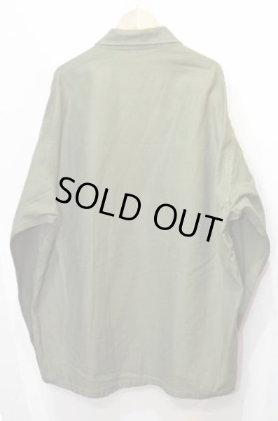 画像2: 60's US.ARMY コットンサテン ユーティリティシャツ (2)