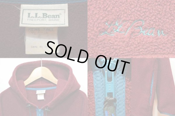 画像3: 90's L.L.Bean フルZIP フリースパーカー “筆記体ロゴ” (3)