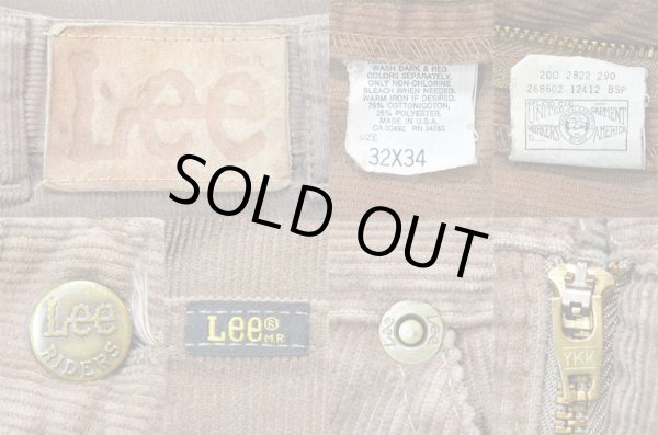 画像3: 90's Lee 200-2822 コーデュロイパンツ (3)