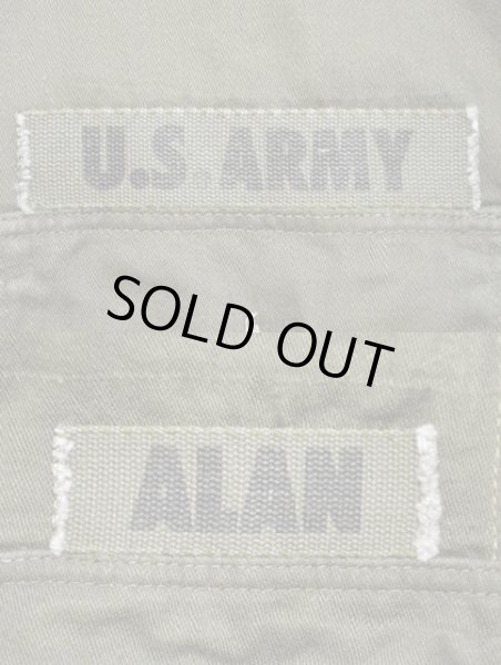 画像4: 50's US.ARMY コットンサテン ユーティリティ―シャツ “13STARボタン" (4)