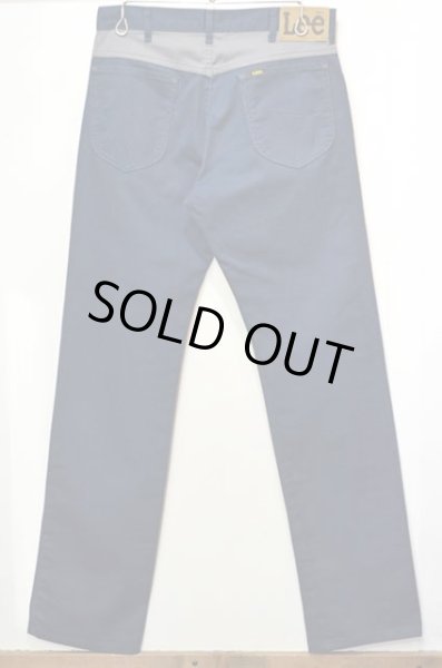 画像2: 80's Lee 200-5841 ツイルパンツ “2TONE / MADE IN USA” (2)