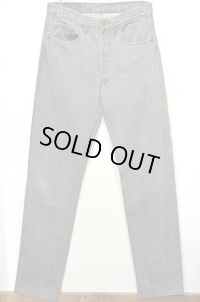 90's Levi's 501 先染めブラックデニムパンツ “AS-IS”