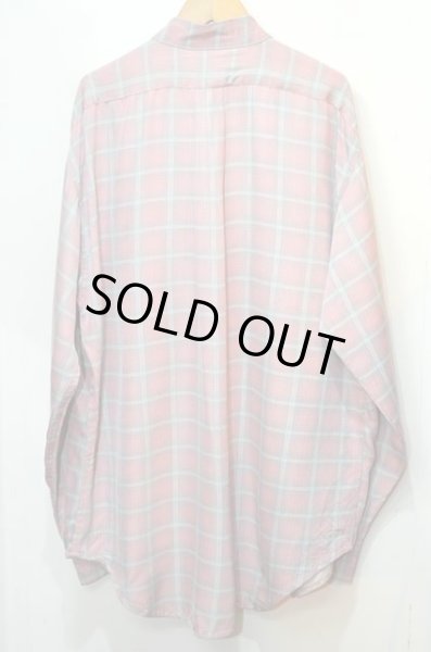 画像2: 90's ORVIS バンドカラー シルクシャツ (2)