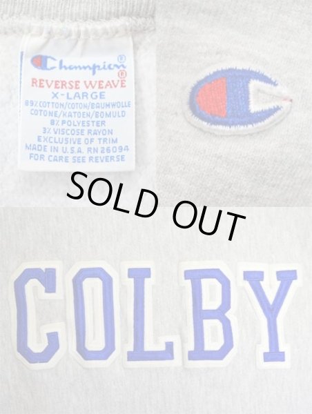 画像3: 90's Champion リバースウィーブ スウェット “COLBY” (3)