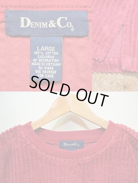 画像3: 90's DENIM&Co 極太畝コーデュロイカットソー (3)