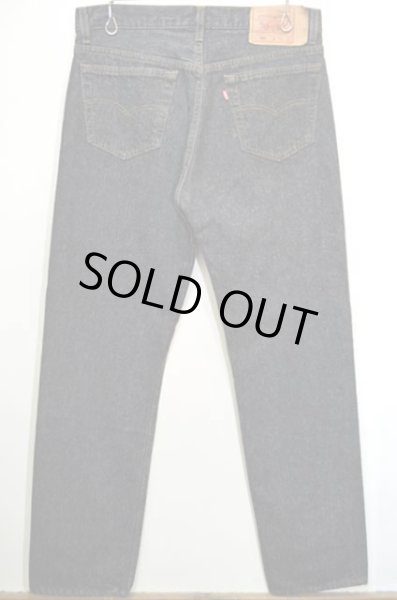 画像2: 90's Levi's 501 ブラックデニムパンツ “先染め / MADE IN USA” (2)