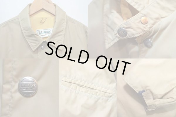 画像4: 80's L.L.Bean チンスト付き コーチジャケット (4)