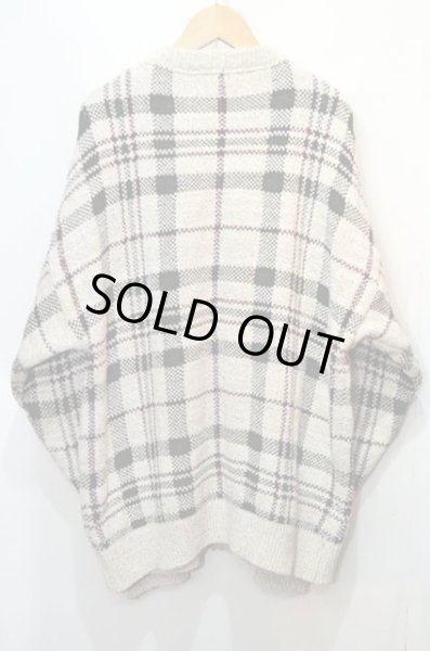 画像2: 90's Eddie Bauer ヘンリーネック コットンニット (2)