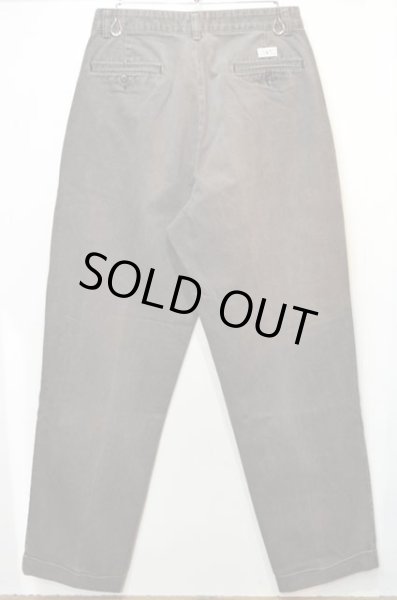 画像2: 90's Polo Ralph Lauren 2タック チノトラウザー “POLO CHINO / CHARCOAL” (2)