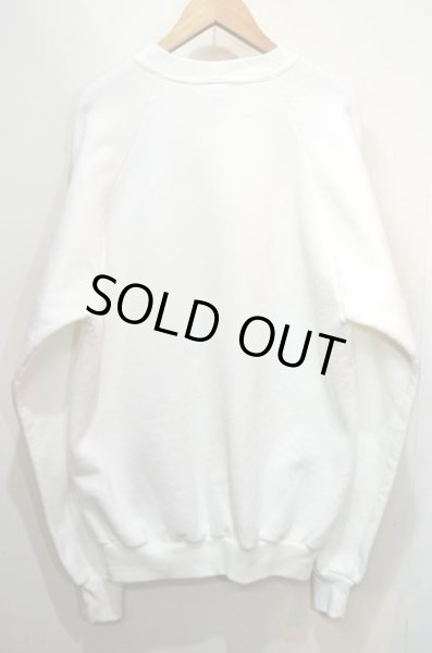 画像2: 90's JERZEES 無地スウェットシャツ “WHITE / MADE IN USA” (2)