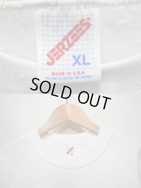 画像3: 90's JERZEES 無地スウェットシャツ “WHITE / MADE IN USA” (3)
