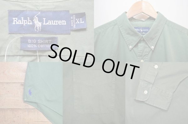 画像3: 90's Polo Ralph Lauren ボタンダウンシャツ “BIG SHIRT” (3)