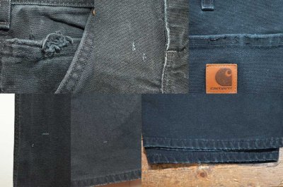 画像2: Carhartt ダブルニー ダックペインターパンツ “BLACK”