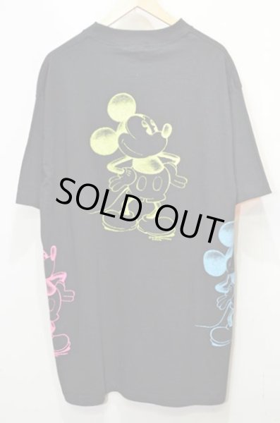 画像2: 80's Mickey Mouse マルチプリントTシャツ “DEADSTOCK” (2)