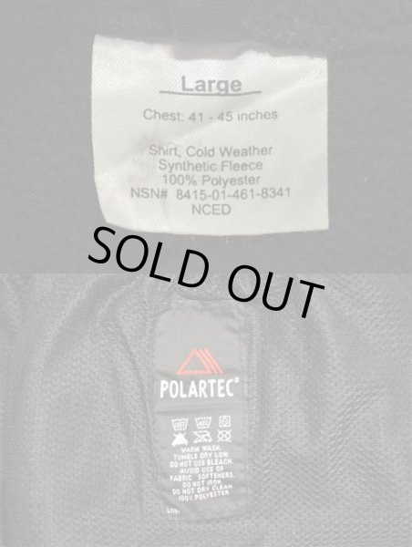 画像3: ECWCS GENII POLARTEC フリースジャケット “LARGE / BLACK” (3)