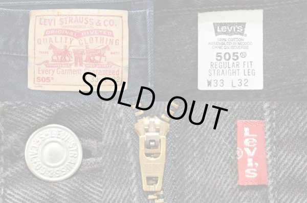 画像3: 90-00's Levi's 505 ブラックデニムパンツ (3)