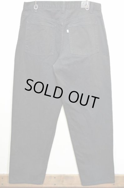 画像2: 90-00's Levi's silverTab ブラックツイルパンツ “BAGGY FIT” (2)