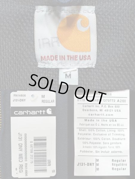 画像3: 日本未発売 Carhartt アクティブジャケット “MADE IN USA / NAVY” (3)