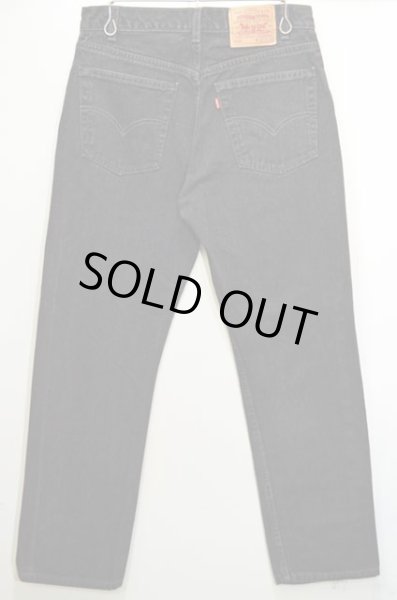 画像2: 90's Levi's 505 ブラックデニムパンツ “MADE IN USA / W32 L30” (2)