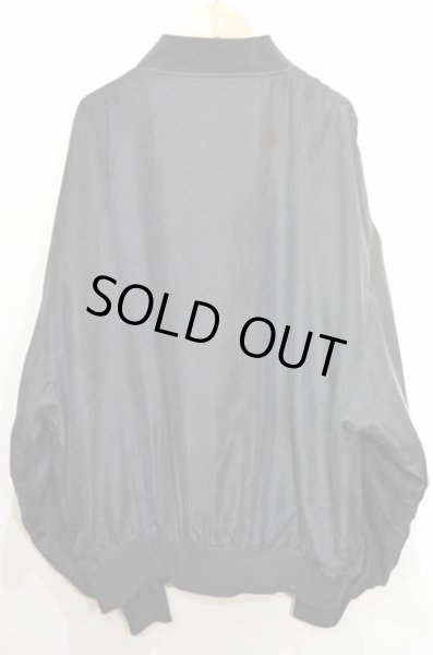 画像2: 90's PAR DANIEL MITCHELL シルクブルゾン “BLACK” (2)