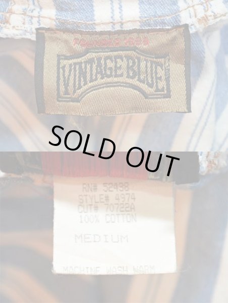 画像3: 90's Vintage Blue コットンフーディージャケット “MADE IN USA” (3)