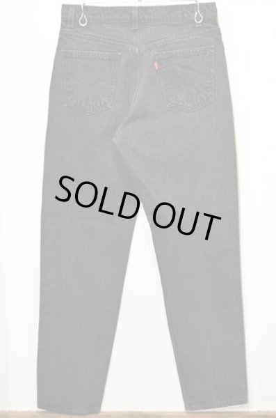 画像2: 90's Levi's 550 ブラックデニムパンツ "MADE IN USA" (2)