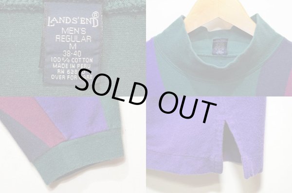 画像3: 90's LANDS' END ハイネック L/S カットソー (3)