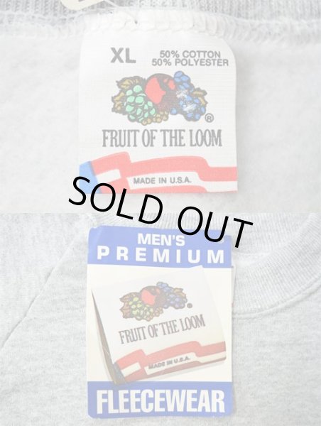 画像3: 90's Fruit of the loom スウェットシャツ “DEADSTOCK　/ MADE IN USA” (3)