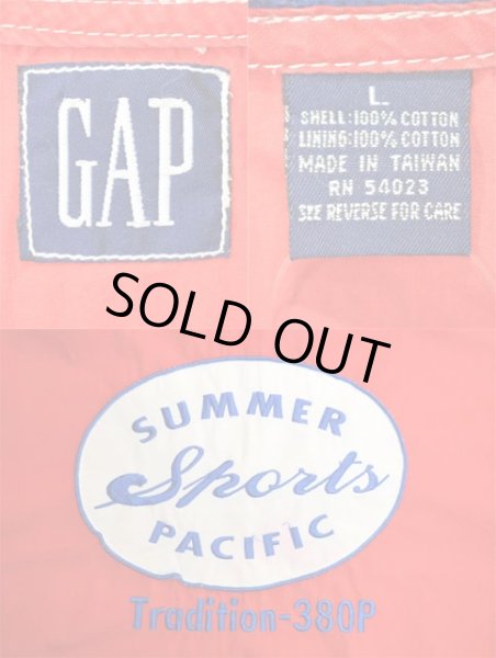 画像3: 90's OLD GAP コットンアノラックパーカー (3)