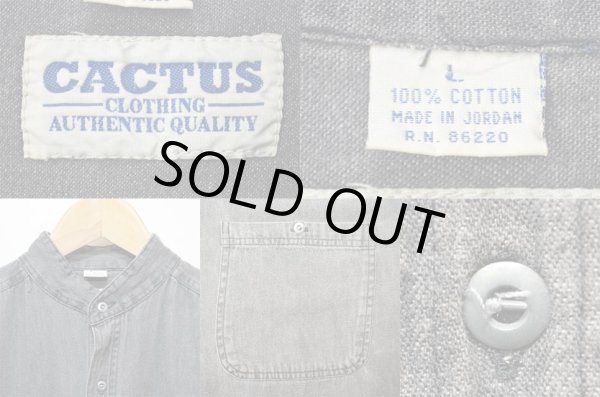 画像3: 90's CACTUS バンドカラーシャツ (3)