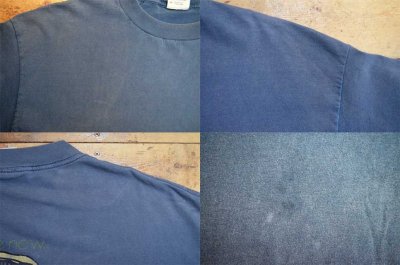 画像1: 90's Simple プリントTシャツ “Blue Gray”