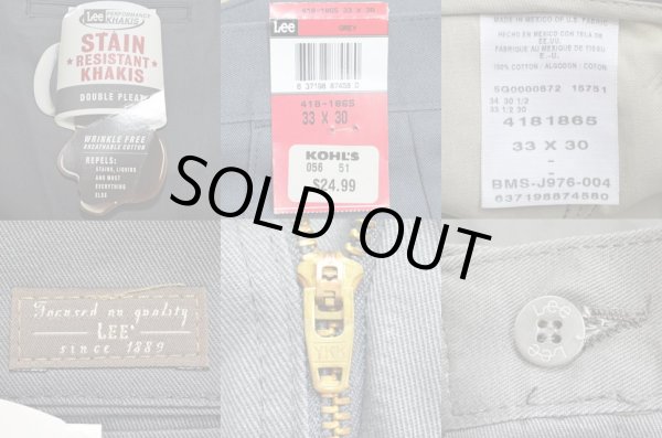 画像4: 00's Lee PERFORMANCE KHAKIS 2タックトラウザー “DEADSTOCK” (4)