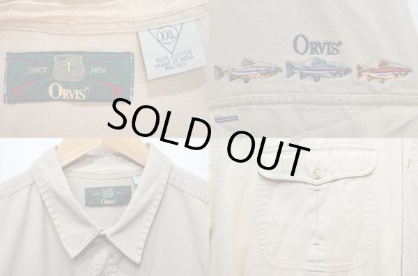 画像3: 80-90's ORVIS ワークシャツ (3)