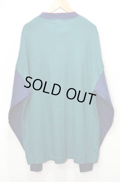 画像2: 90's Eddie Bauer L/S ヘンリーネックカットソー “MADE IN USA / DEADSTOCK” (2)