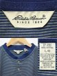 画像3: 90's Eddie Bauer ボーダー柄 L/S ヘンリーネックカットソー (3)