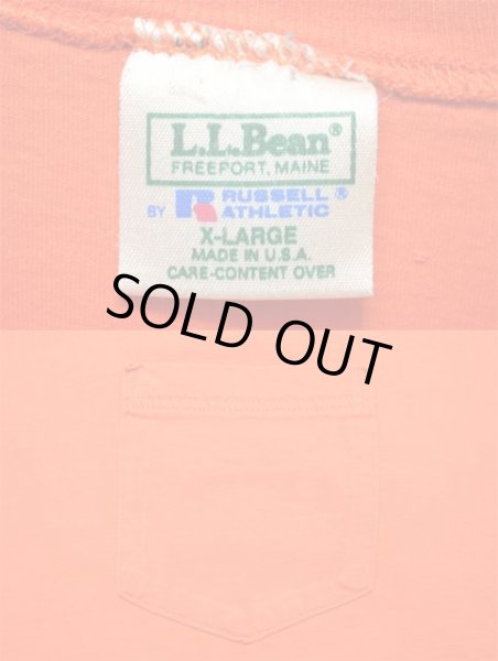 画像3: 90's L.L.Bean × RUSSELL L/S ポケットTシャツ “MADE IN USA” (3)