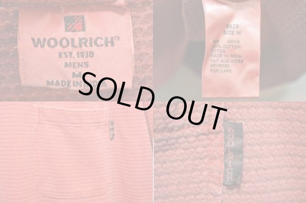 画像3: 90-00's Woolrich 総柄 ポケットTシャツ “RED” (3)